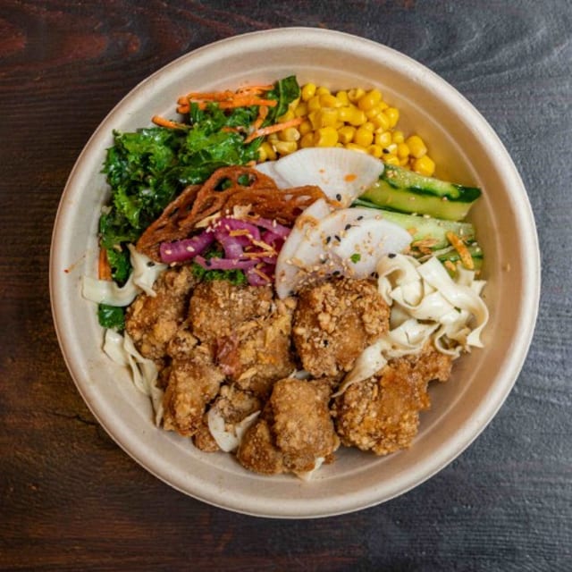 N3) Popcorn Chicken Noodles.