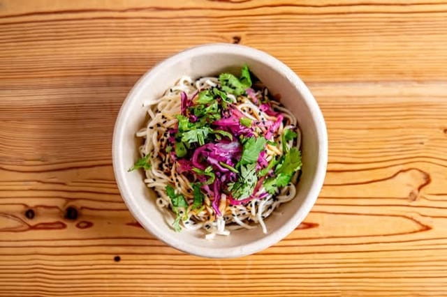 Sesame Rice Noodles.